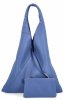 Bőr táska shopper bag Vittoria Gotti kék 5820S